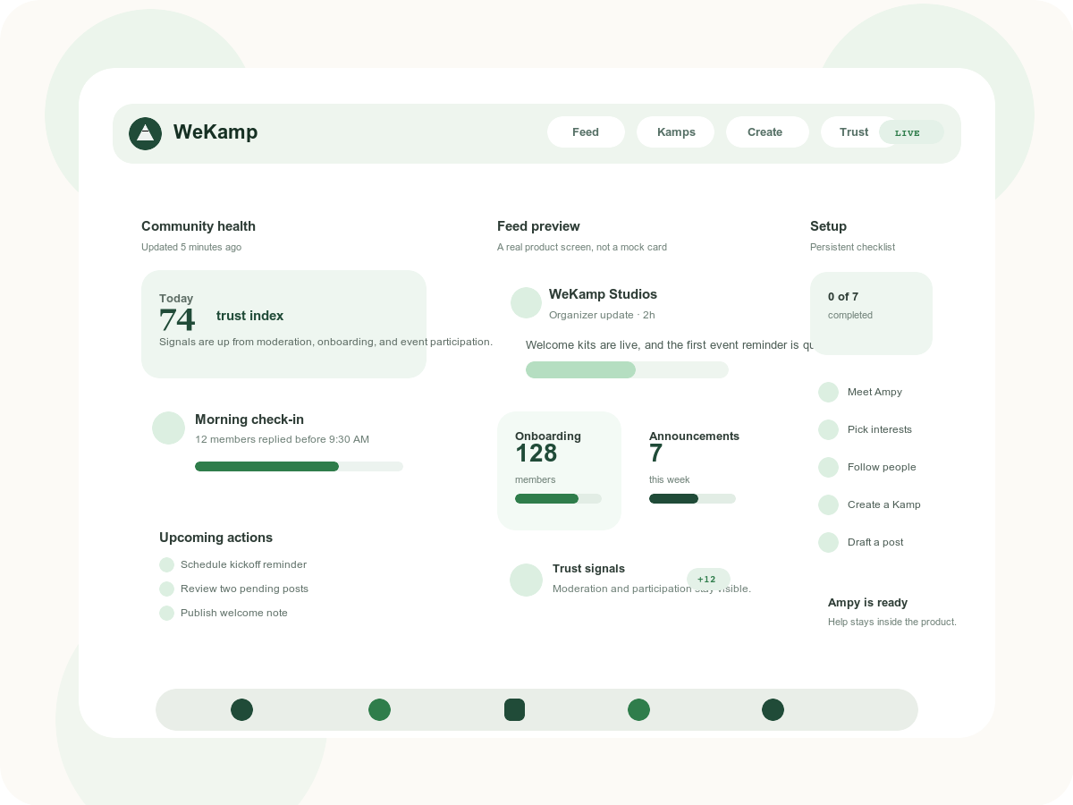 WeKamp product web surface